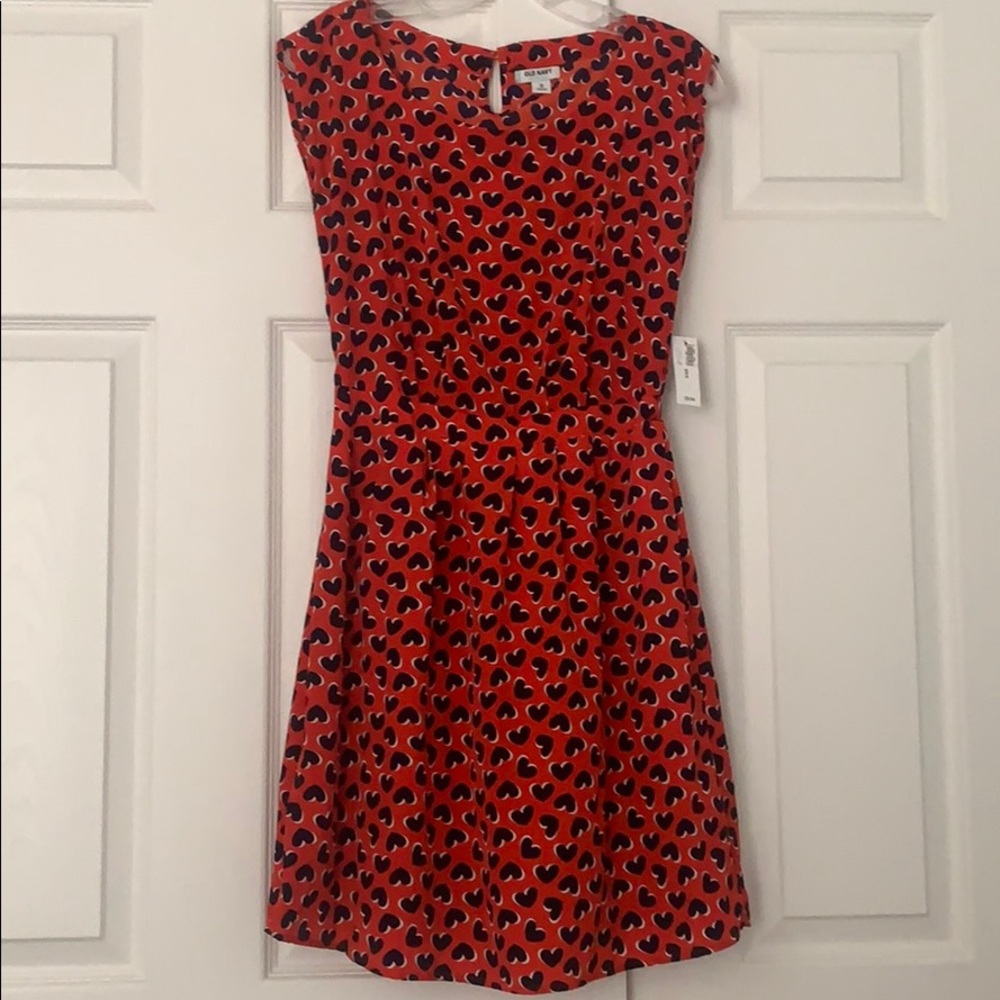Red Dress with Hearts NWT